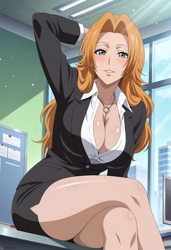 Mackensky - (Request) Seggs // Rangiku Matsumoto [40 + 3 Extra images] (Patreon) [AI Generated]