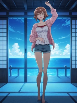 [Kurohime] 古手川千紗（私服）[AI Generated]
