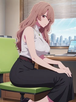 [Kurohime] 斉藤ミヤコ（オフィスカジュアル）[AI Generated]