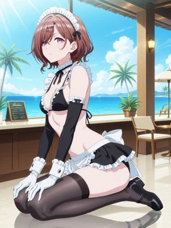 [Kurohime] 樋口円香（メイドビキニ）[AI Generated]