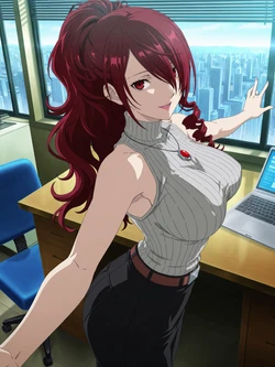 [Kurohime] 桐条美鶴（オフィスカジュアル）[AI Generated]