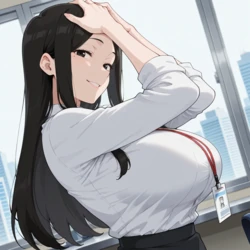 [Hentai Hideout] Touko Sakurai | My Senpai Is Annoying | Full Set [AI Generated]