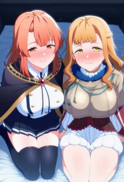 [Corudozera] 114pics (TIER S) Mimosa Vermillion x Colette Liore FFM (ミモザ・ヴァーミリオンxコレット・ロワール) / Black Clover x Wistoria (ブラッククローバーx杖と剣のウィストリア) [AI Generated]