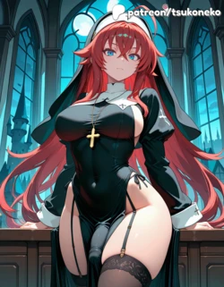 [TsukoNeko] Rias Gremory (High School DxD) [AI Generated]