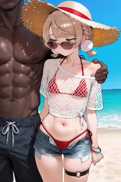 [Pafu] Shigure Ui beach [Ai Generated]