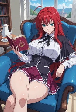 [Meowu laha/MeowLucy] Rias | Succubus 🖤❤️ (Patreon) [AI Generated]