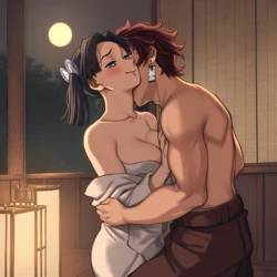 [Viol] Aoi x Tanjirou #1 [ai generated]