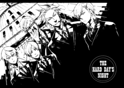 [NEGATIVE ROCK (御島)] THE HARD DAY’S NIGHT (Hetalia Axis Powers) (Incomplete)