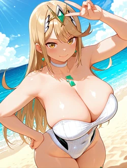 [RockMan] (215P)ヒカリ Mythra 002 (Patreon) [AI Generated]
