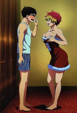 [FictionalWRLD] Yukio x Shura -Christmas Party [AI Generated]