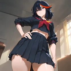 Axiah Matoi Ryuko X BBC (AI Generated)