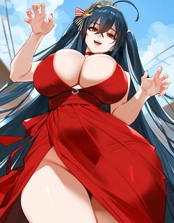 Lucyla803 Taihou {Azur lane} (forbidden feast) (azur lane) Vanilla/Footplay [Request] (200+ extra images) [AI Generated]