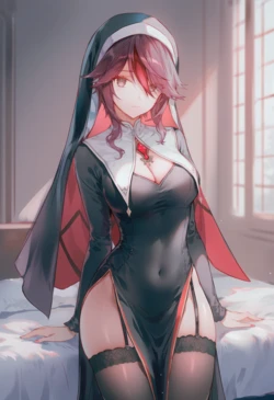 [Stormia] Rosaria | Genshin Impact | 260p [AI Generated]
