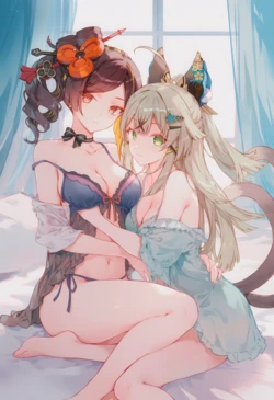 [Stormia] Kirara & Chiori | Genshin Impact | 182p [AI Generated]