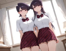 neekosan 古見 硝子+ 古見 秀子 | 古見さんは、コミュ症です。 [AI Generated]