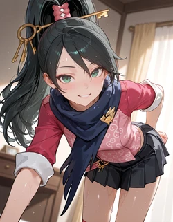 neekosan 一条美雲 | Ace Attorney Investigations [AI Generated]