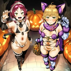 [Hood] Aisha Greyrat + Norn Greyrat (Mushoku Tensei) [AI Generated]