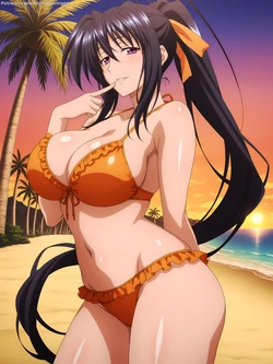 [asimpleningen] Akeno Himejima #7💖 [AI Generated]