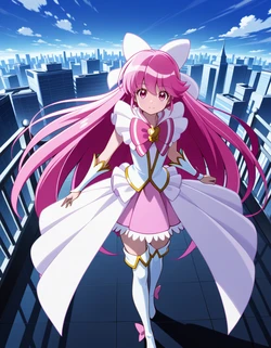 [ななころび] Cure Lovely's Humiliating Defeat [AI Generated]