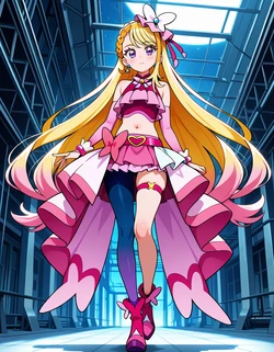 [ななころび] Cure Butterfly's Humiliating Defeat [AI Generated]