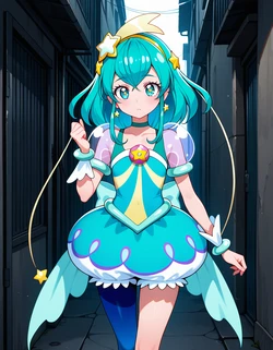 [ななころび] Cure Milky's Humiliating Defeat [AI Generated]