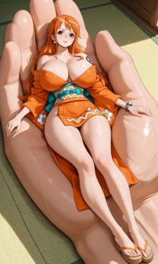 [Lying on the hand] [IA] [AI Generated]