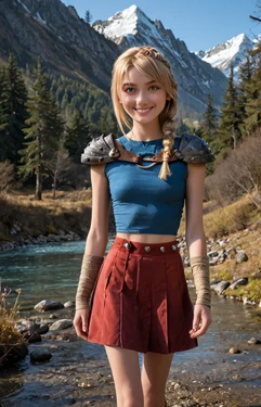 Astrid in the Mountains [AI Generated]