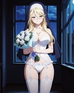 [Ponchoman] Sharon Holygrail EXTRA - Engage Kiss || シャロン・ホーリーグレイル - エンゲージキス (UNCENSORED) 70 IMAGES [AI Generated]
