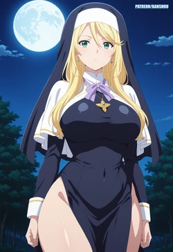 [Banshou] Sharon Holygrail (Project Engage) #1 Commission Request [AI Generated]