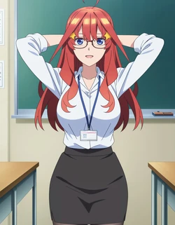 [Spairk1313] Itsuki Nakano (adult) 中野 五月 [AI Generated]