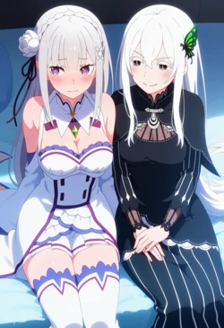 [Corudozera] 114pics Emilia x Echidna (エミリアxエキドナ) / Re:Zero - Starting Life in Another World (Re:ゼロから始める異世界生活) (Patreon) [AI Generated]