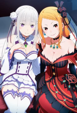 [Corudozera] [200pics] Emilia x Priscilla Barielle (エミリアxプリシラ・バーリエル) / Re:Zero - Starting Life in Another World (Re:ゼロから始める異世界生活) (Patreon) [AI Generated]