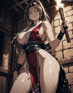 [Lord of Waifus] Mai Shiranui "The King of Fighters" (Dungeon Themed) (2026-01-01) [AI Generated]
