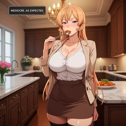 [Rina-Omura] Erina Nakiri x Souma Yukihira - Food Wars! [AI Generated]