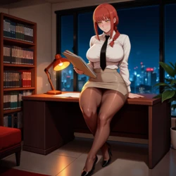 [Rina-Omura] Makima x Denji - Chainsaw Man [AI Generated]