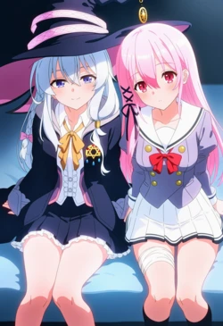 [Corudozera] 115pics (TIER S) Elaina x Kisara (イレイナxキサラ) / Wandering Witch: The Journey of Elaina x Engage Kiss (魔女の旅々xエンゲージキス) [AI Generated]
