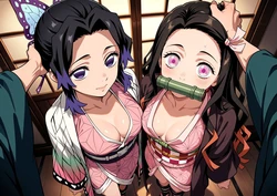 [Otaku Hentai World] Demon Slayer | 鬼滅の刃 | 69 pictures 🌸 [AI Generated]