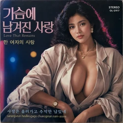 Retro Korean Neon Album Cover [AI Generated]