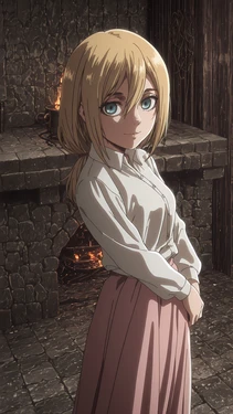 [BBStaff] 催〇で種付けされるヒスト〇ア (Historia Reiss) [AI Generated]