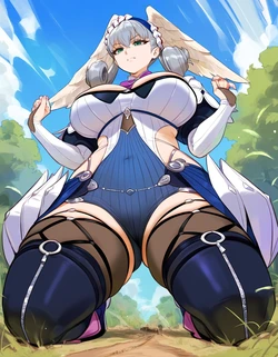 Lucyla803 Melia Antiqua {Xenoblade} Ass focus/face sitting [Request] (500+ extra images) [AI Generated]