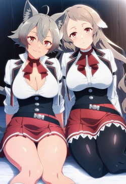 [Corudozera] [180pics] Linia Dedoldia x Pursena Adoldia (リニアーナ・デドルディアxプルセナ・アドルディア) / Mushoku Tensei (無職転生) [AI Generated]