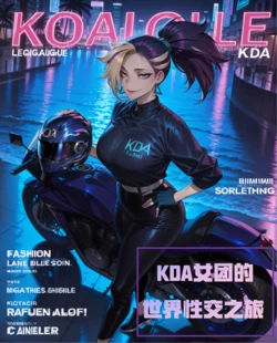[Bilibili格温酱]❤️KDA女团的全球性爱巡演❤️(英雄联盟漫画) [AI Generated]