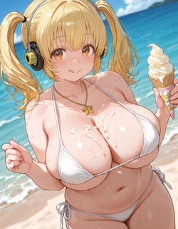 neekosan すーぱーぽちゃ子 | Swimsuit [AI Generated]