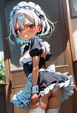 miniskirt maid [AI Generated]
