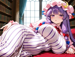 (mamamaai) Patchouli Knowledge パチュリー・ノーレッジ (touhou project) [AI Generated]