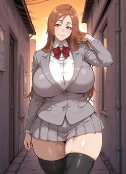 [Dr.Bon] Inoue Orihime - Hotel room [AI Generated]