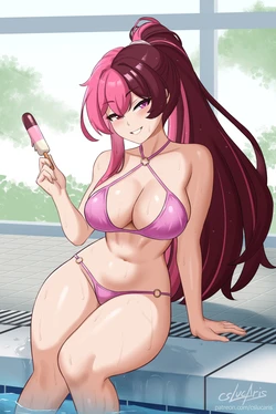 (Cslucaris)Neo stares at you by the poolside(Exclusive included)