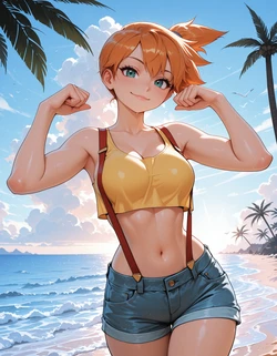 (Carmin Roux) MISTY POKEMON ( AI GENERATED ) P1 [AI Generated]