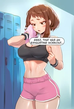 Ochaco x Endeavor Aksn [AI generated]