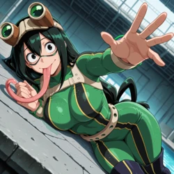 [Hentai Hideout] ⭐ Tsuyu Asui | My Hero Academia | Full Set (Patreon) [AI Generated]